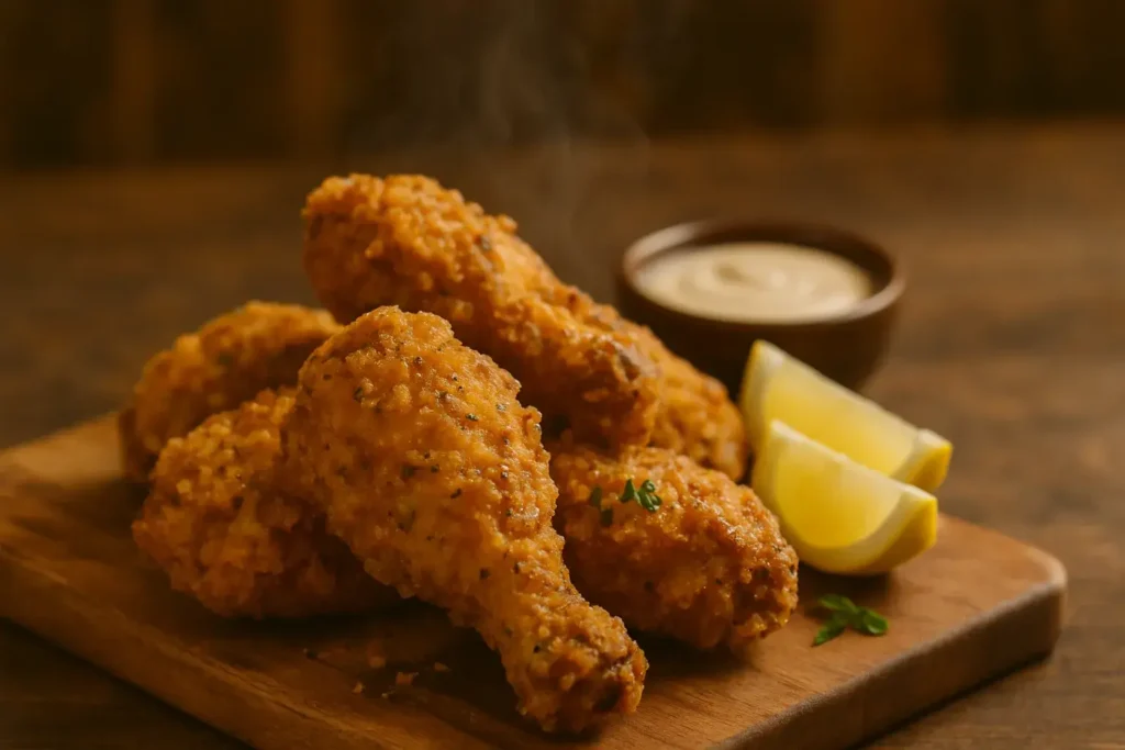 Frango crocante na air fryer