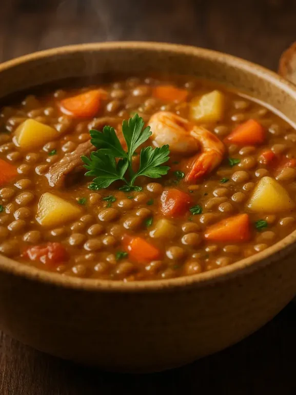 Sopa de lentilha