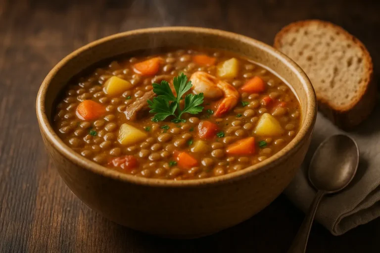 Sopa de lentilha