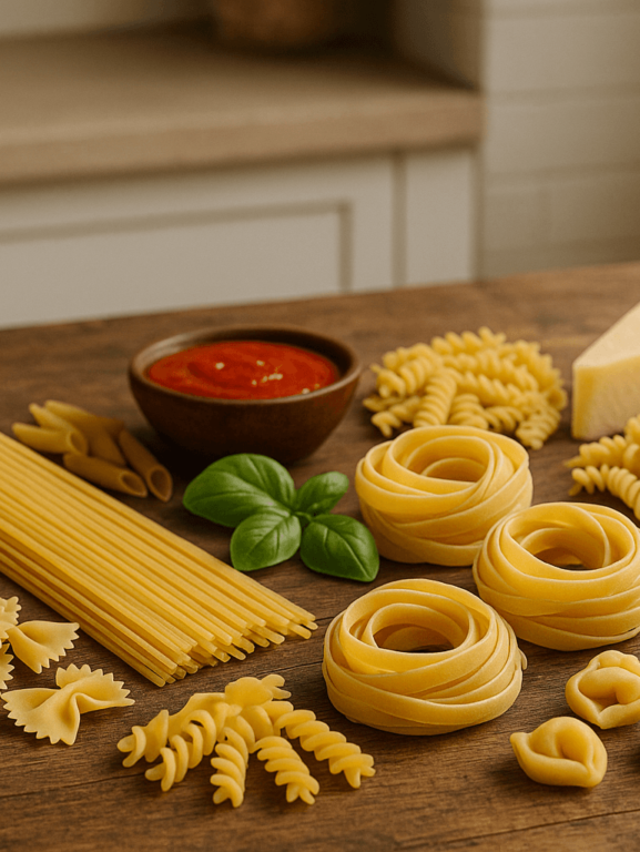 Tipos de Massas- Qual Escolher e Como Usar Cada uma nas Suas Receitas