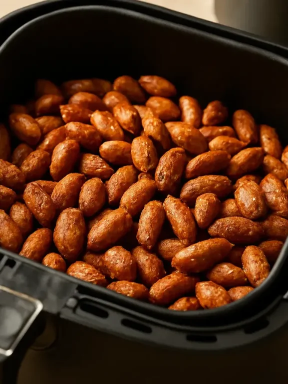 Amendoim salgado na air fryer
