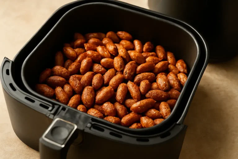 Amendoim salgado na air fryer