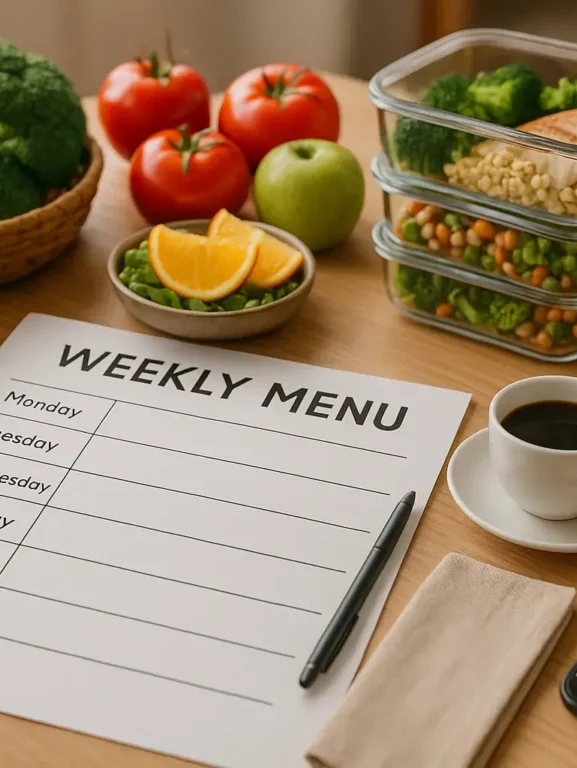 Como organizar o cardápio da semana