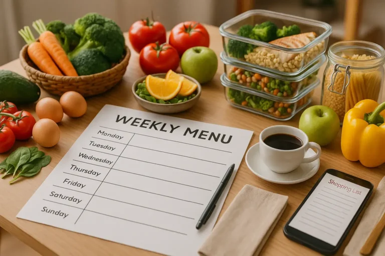 Como organizar o cardápio da semana