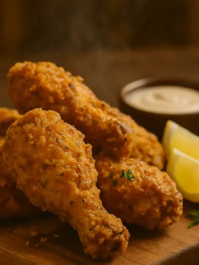 Frango crocante na air fryer