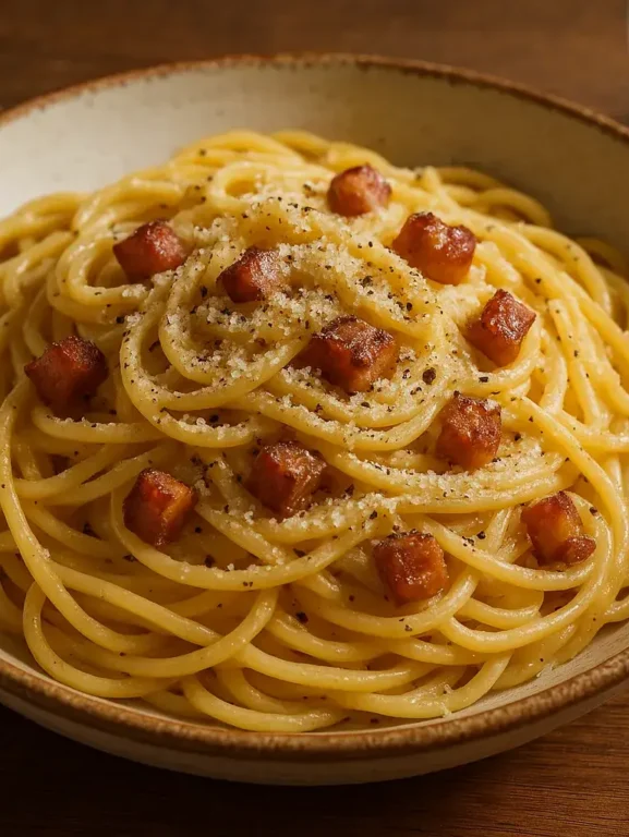 Macarrao a carbonara