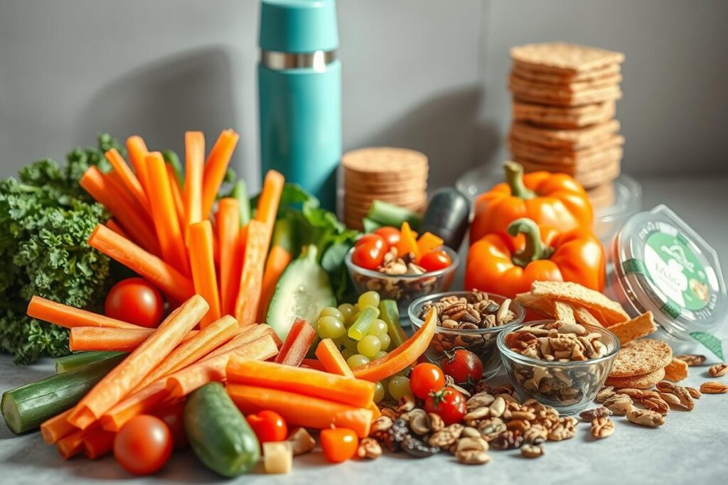 alimentos práticos para lanches rápidos