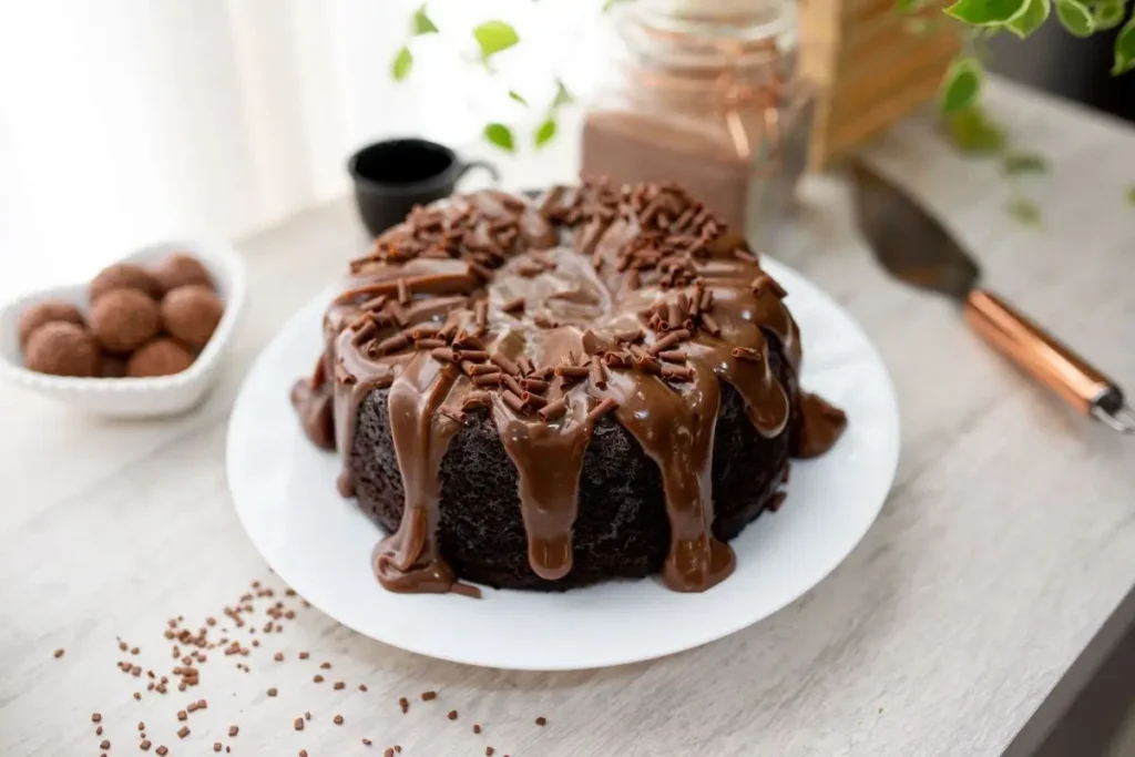 Bolo de chocolate chefe isis
