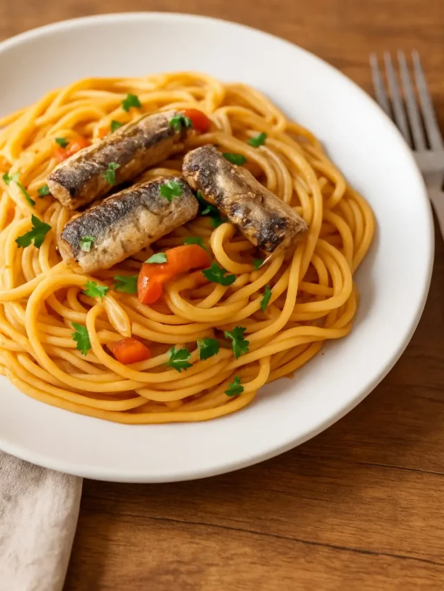 Macarrão com Sardinha: Rápido e Barato