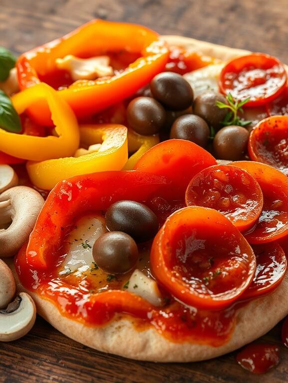 recheios para mini pizzas