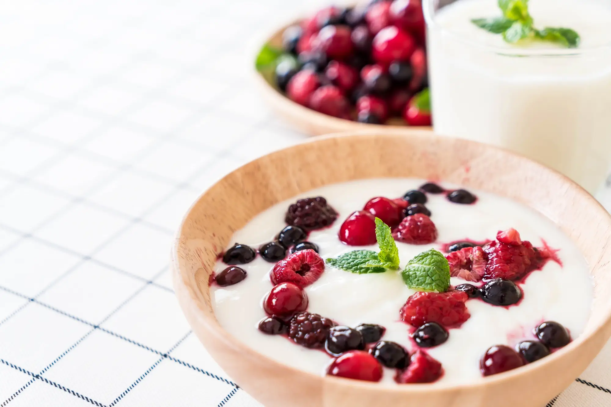 Iogurte com frutas