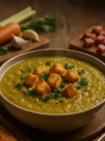 Sopa de ervilha cremosa