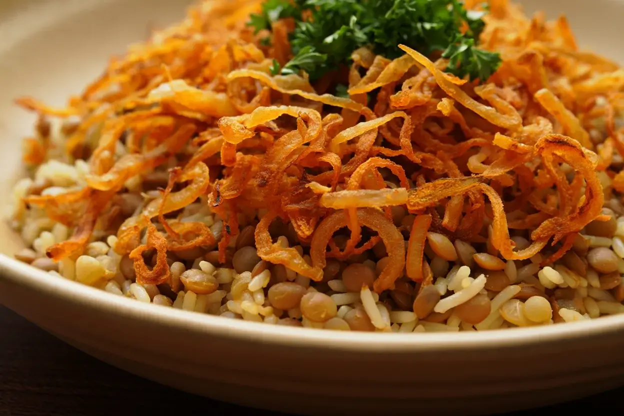 Arroz com lentilha