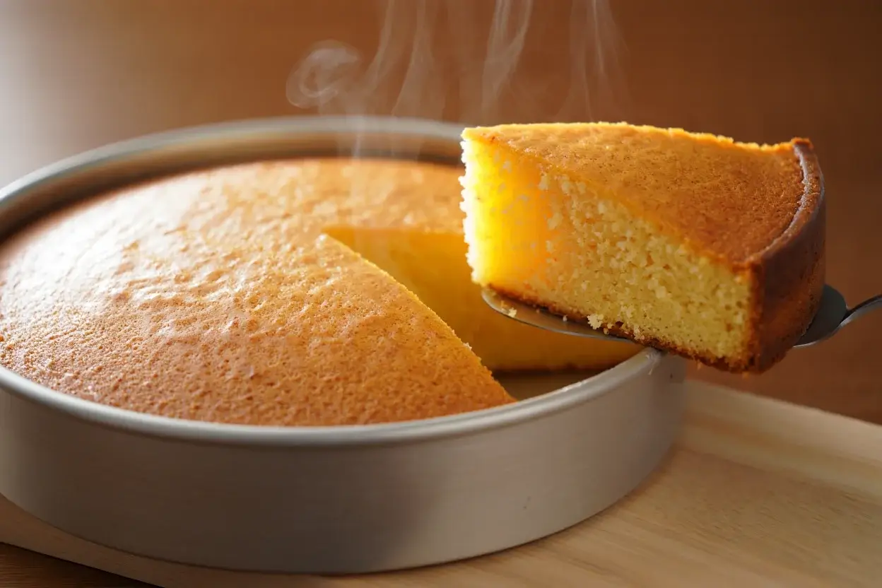 Bolo de fubá fofinho