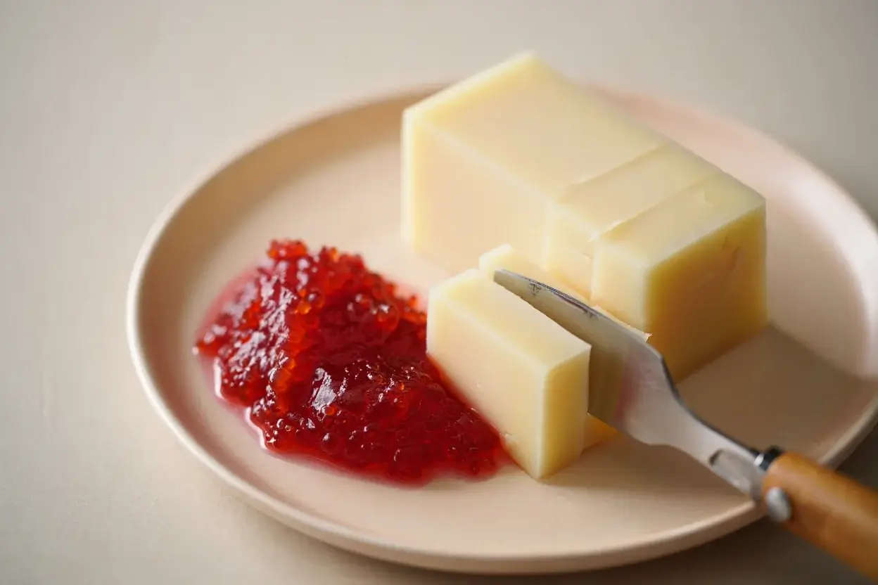 Doce romeu e julieta queijo com goiabada