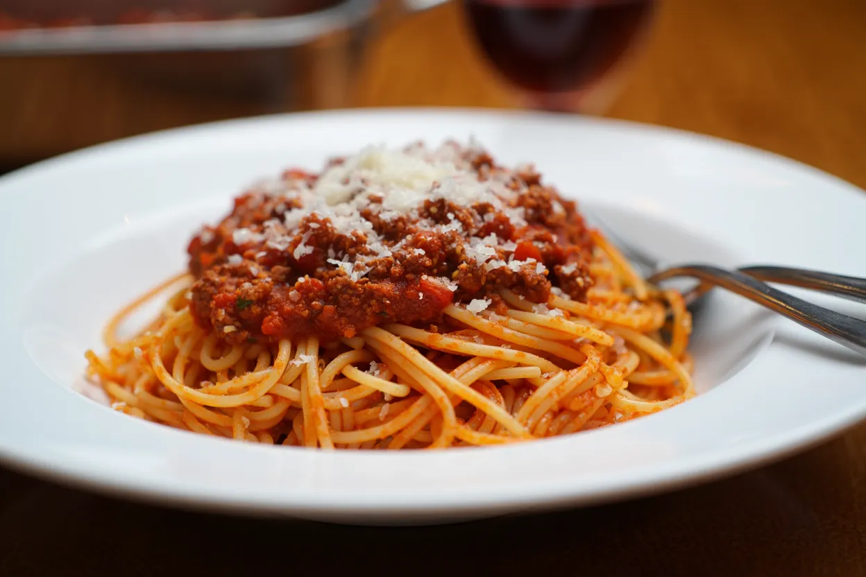 Macarrao a bolonhesa