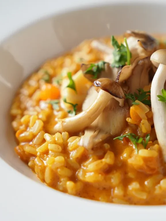 Risoto de cogumelos